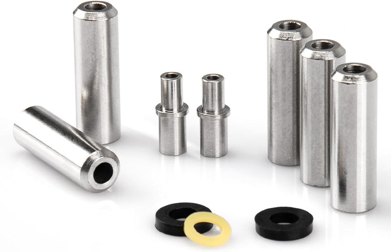 HEBRAR Sandblaster Nozzle Combo Pack for Accessories, Steel Sand Blaster Nozzle Tips for Most Sand Blasters Efficient Blasting Sandblast Nozzles Silver - Image 1